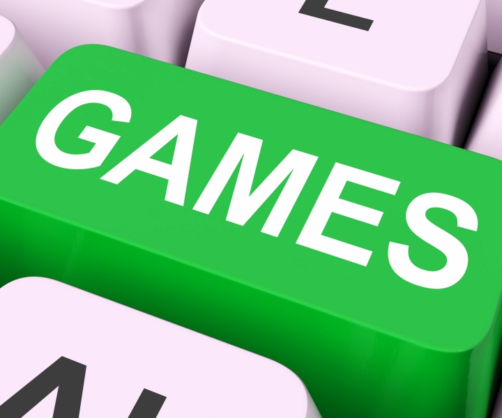6108206-games-key-shows-online-gaming-or-gambling
